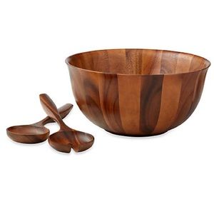 B. Smith wood salad bowl
